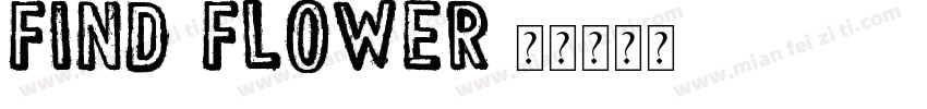 Find Flower字体转换